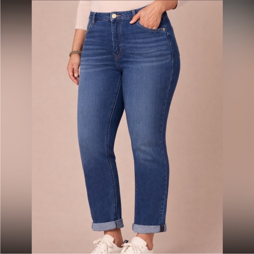 Democracy Ab"solution Blue Denim Girlfriend Jean‎ size 16